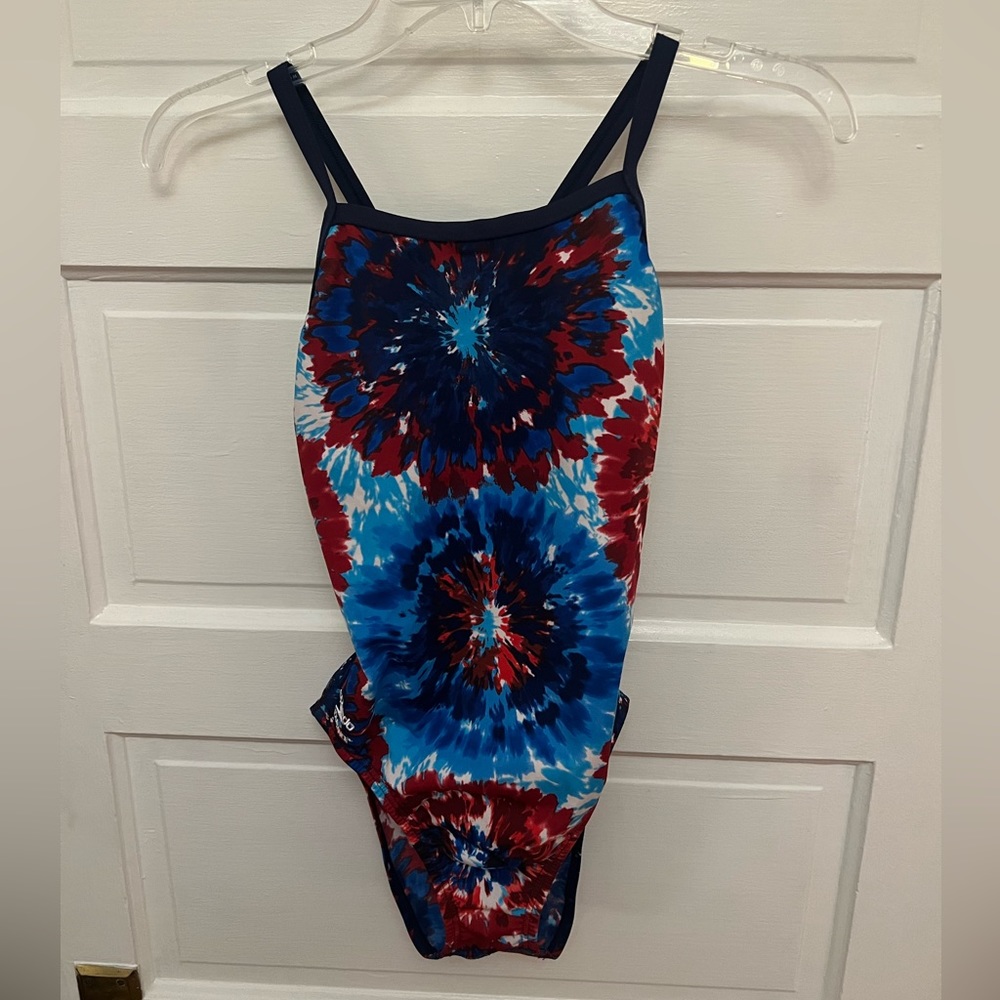 Tie dyed swim suit